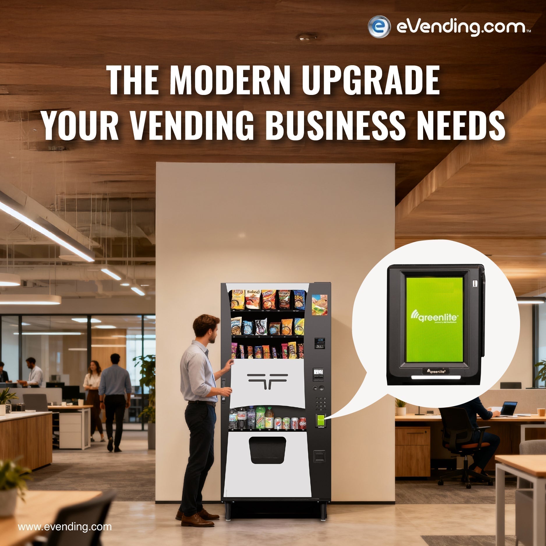 Vending Machine Upgrades | Cashless & Modern Technology – eVending.com