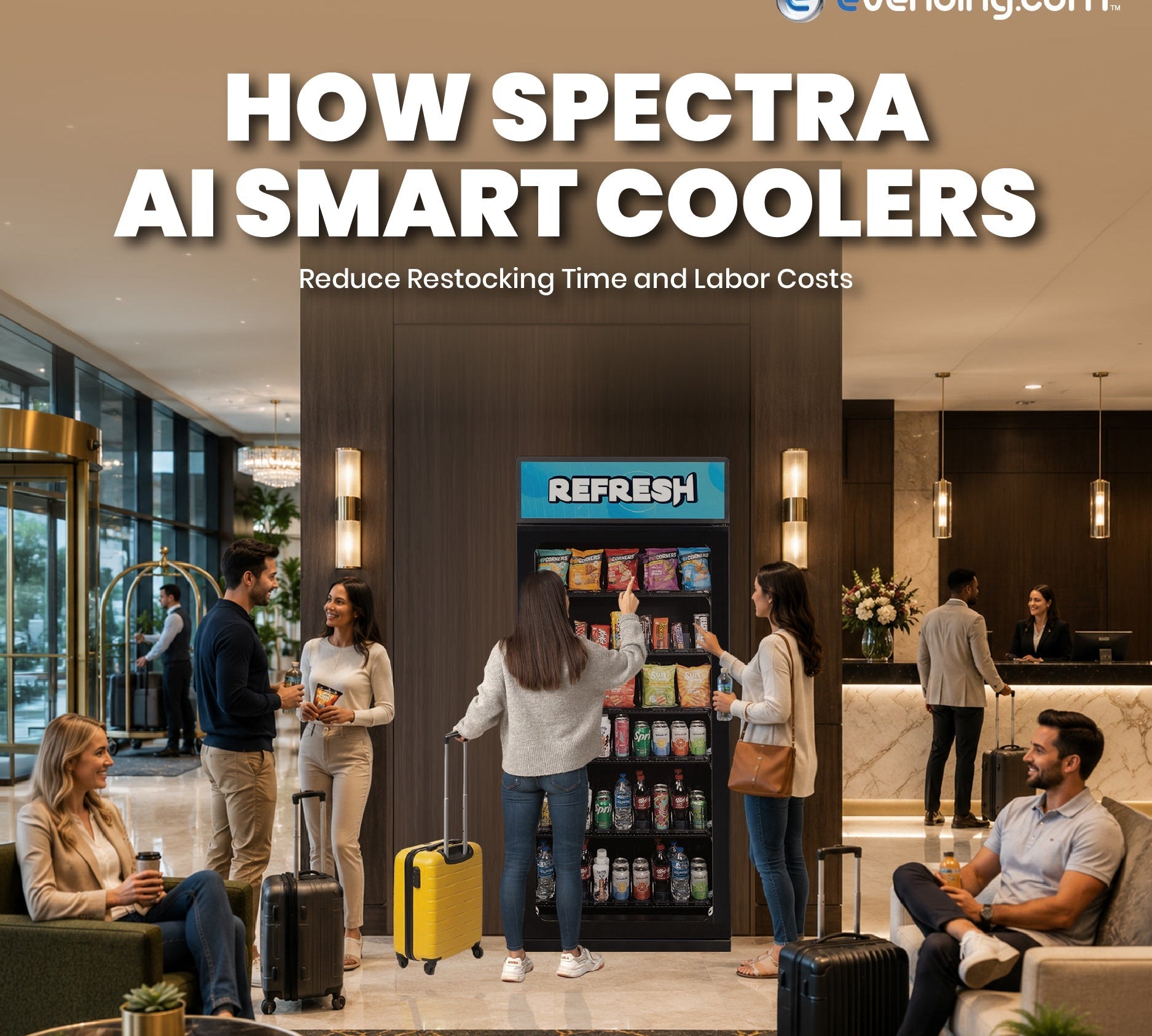 How Spectra AI Smart Coolers Reduce Restocking Time and Labor Costs