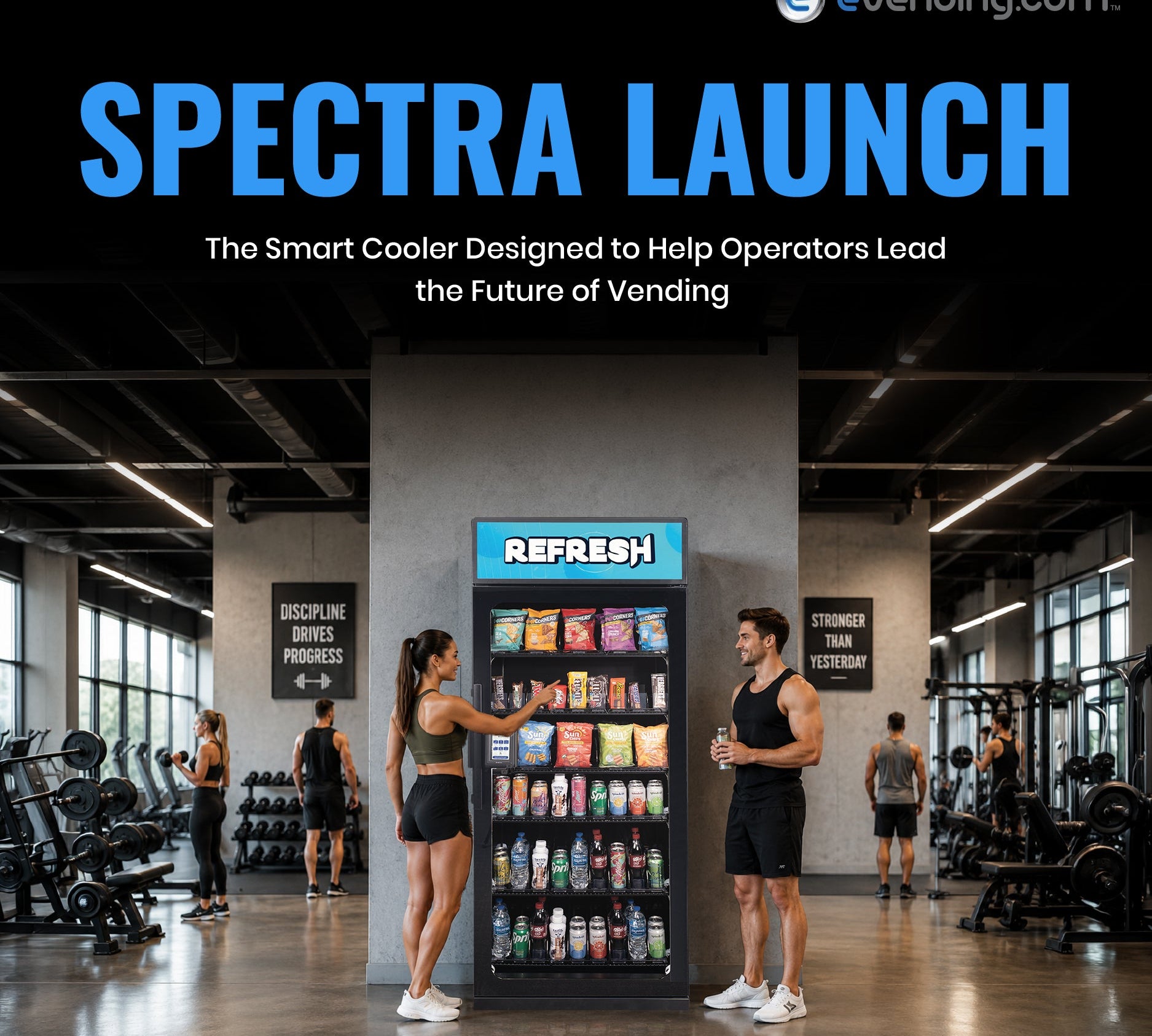 Spectra Launch: The Smart Cooler Designed to Help Operators Lead the Future of Vending