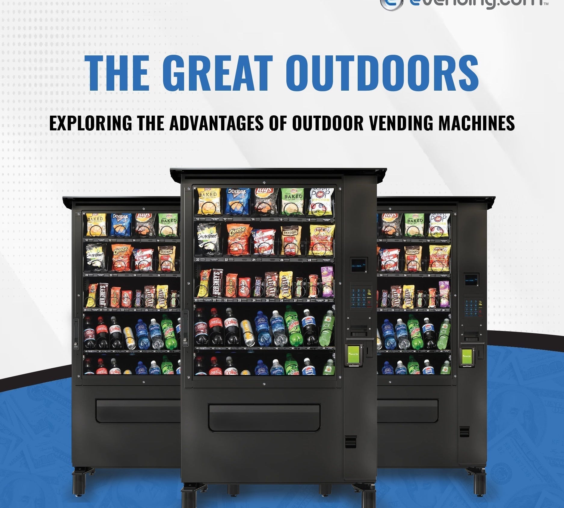 Outdoor vending machine benefits