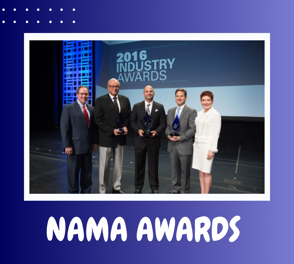THE NATIONAL AUTOMATIC MERCHANDISING ASSOCIATION (NAMA) AWARDS ART WITTERN ALLIED MEMBER OF THE YEAR