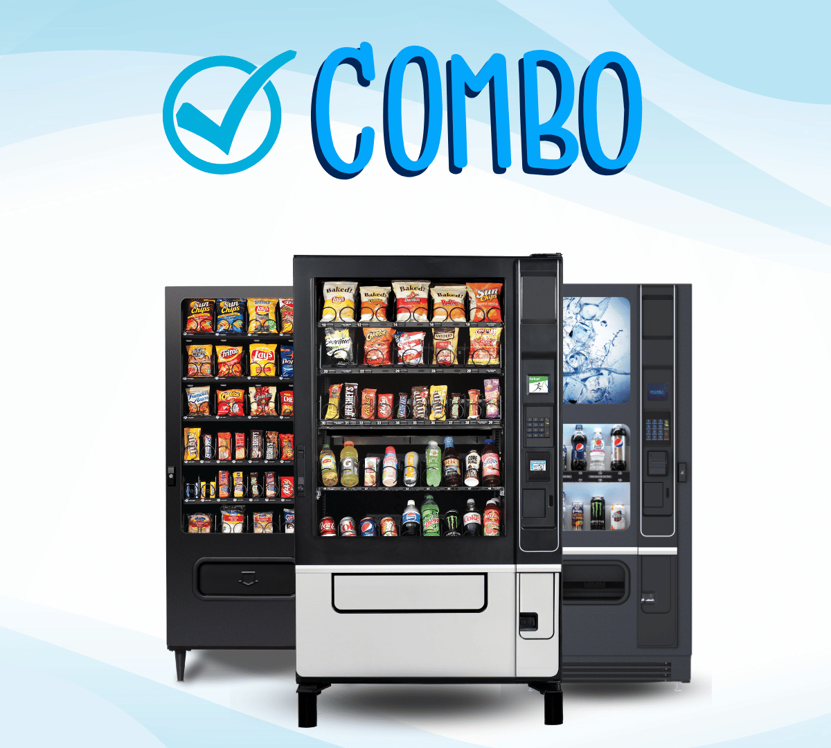 COMBO VENDING MACHINES GIVE YOUR CUSTOMERS THE BEST OF BOTH WORLDS