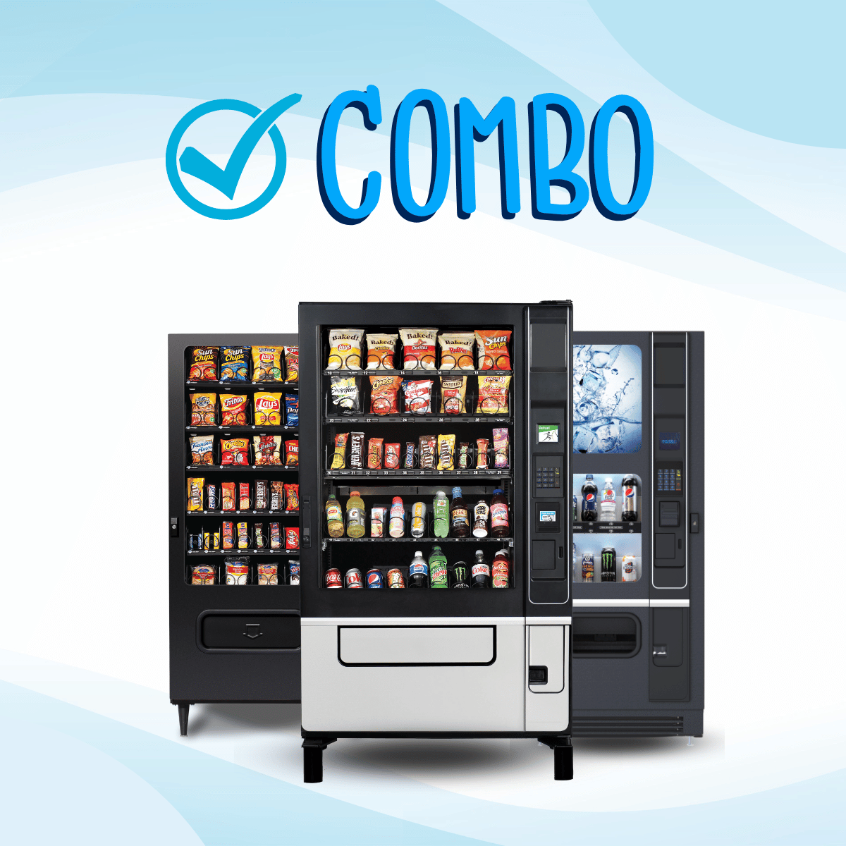 COMBO VENDING MACHINES GIVE YOUR CUSTOMERS THE BEST OF BOTH WORLDS