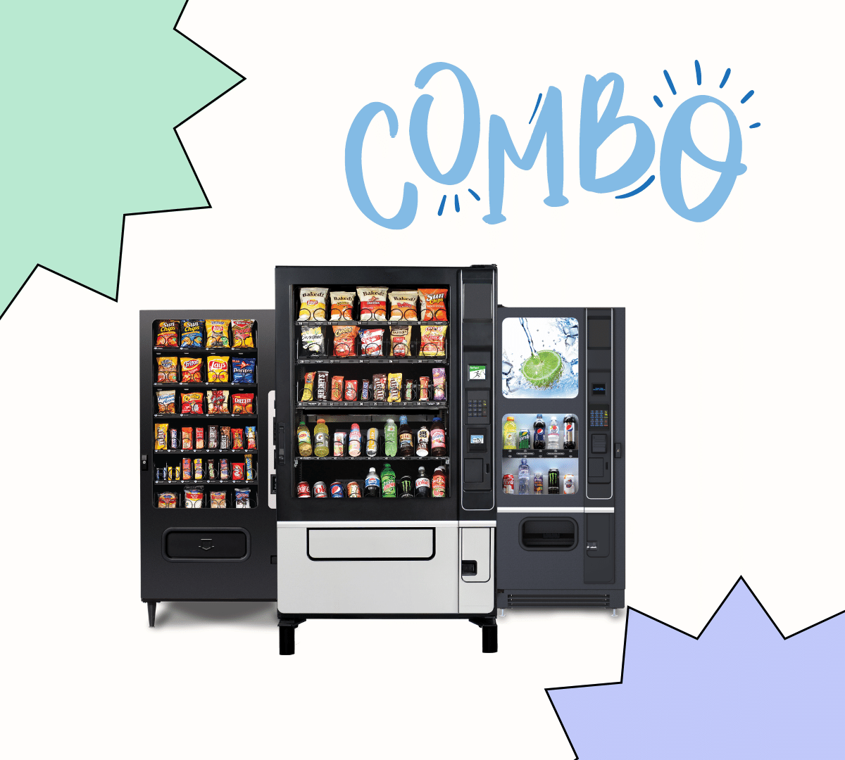 FULL SUPPORT FOR YOUR COMBO VENDING MACHINE
