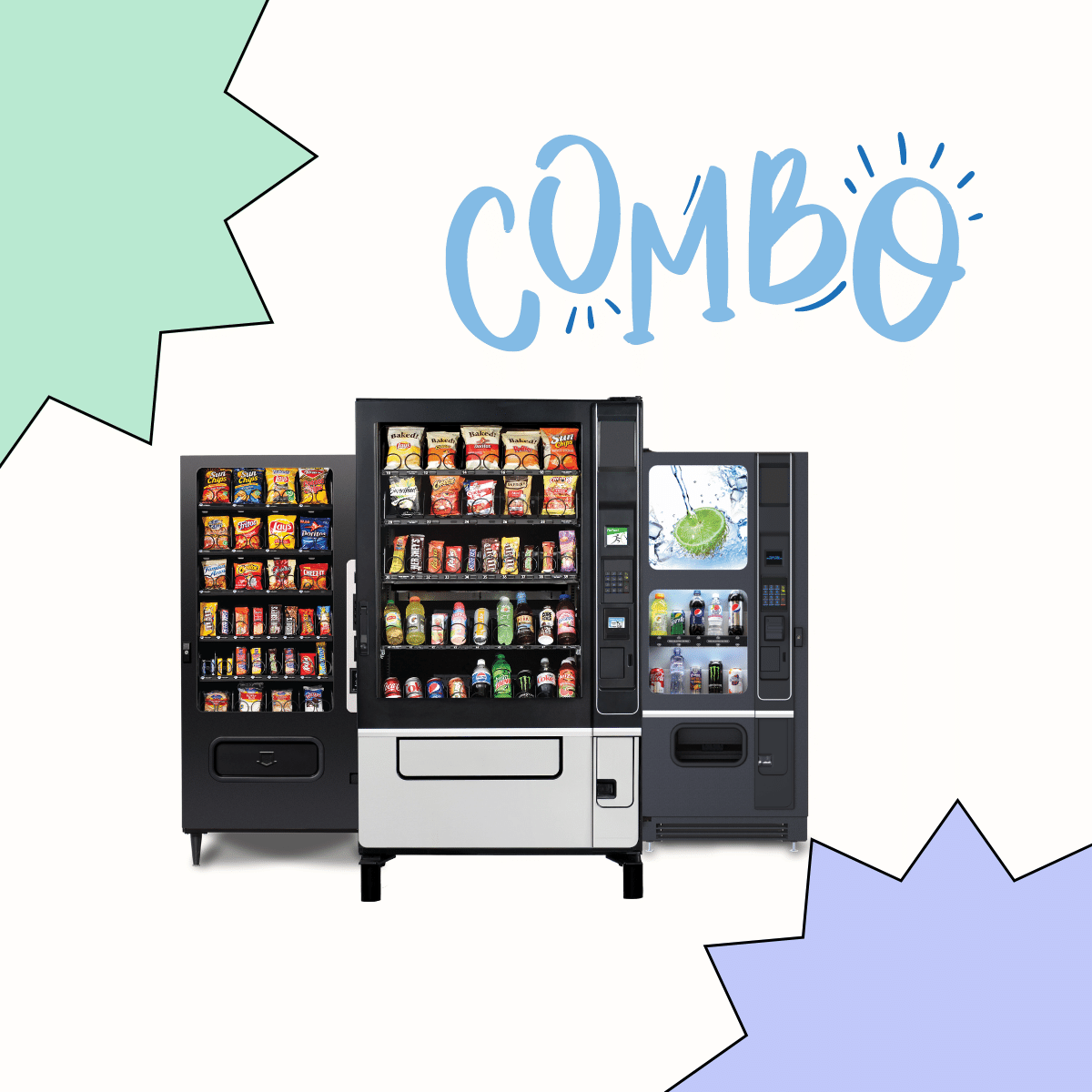 FULL SUPPORT FOR YOUR COMBO VENDING MACHINE