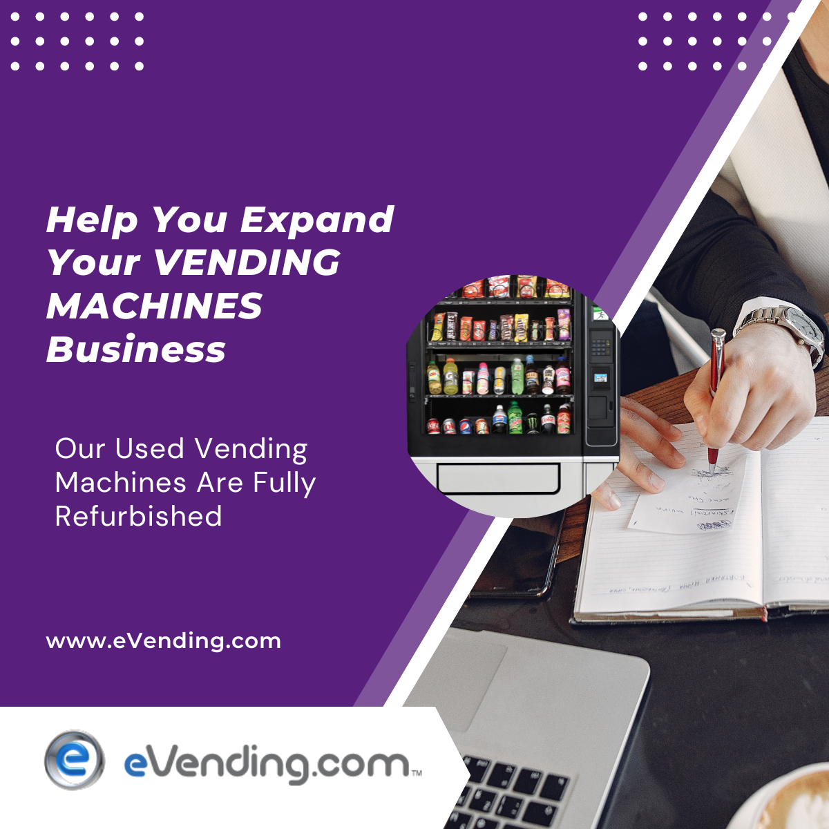 USED VENDING MACHINES CAN HELP YOU EXPAND YOUR BUSINESS