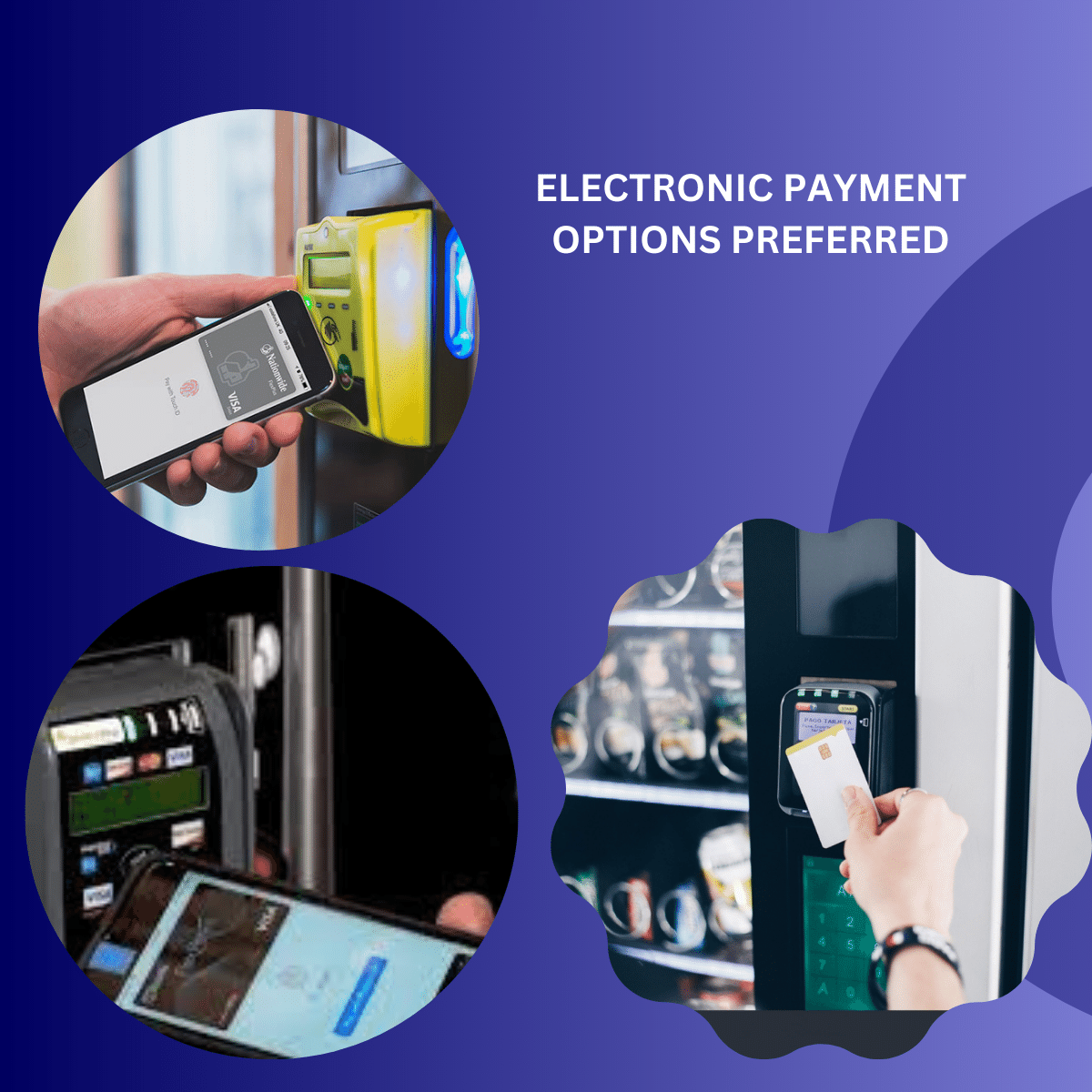 ELECTRONIC PAYMENT OPTIONS PREFERRED OVER CASH IN MOST CASES