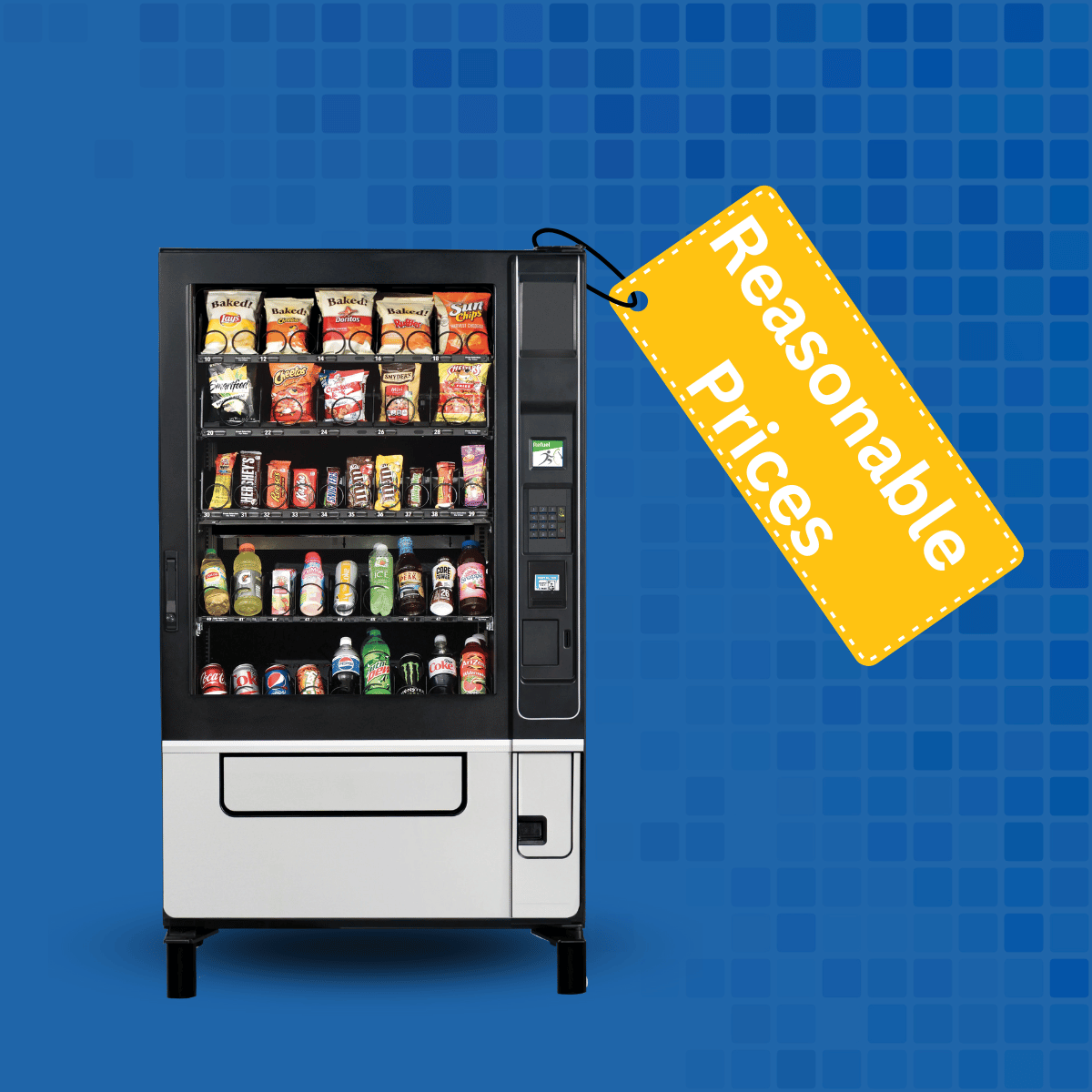 WHERE CAN I GO TO BUY VENDING MACHINES AT REASONABLE PRICES?