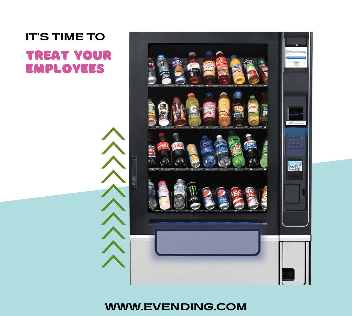 TREAT YOUR EMPLOYEES TO COMBO VENDING MACHINES