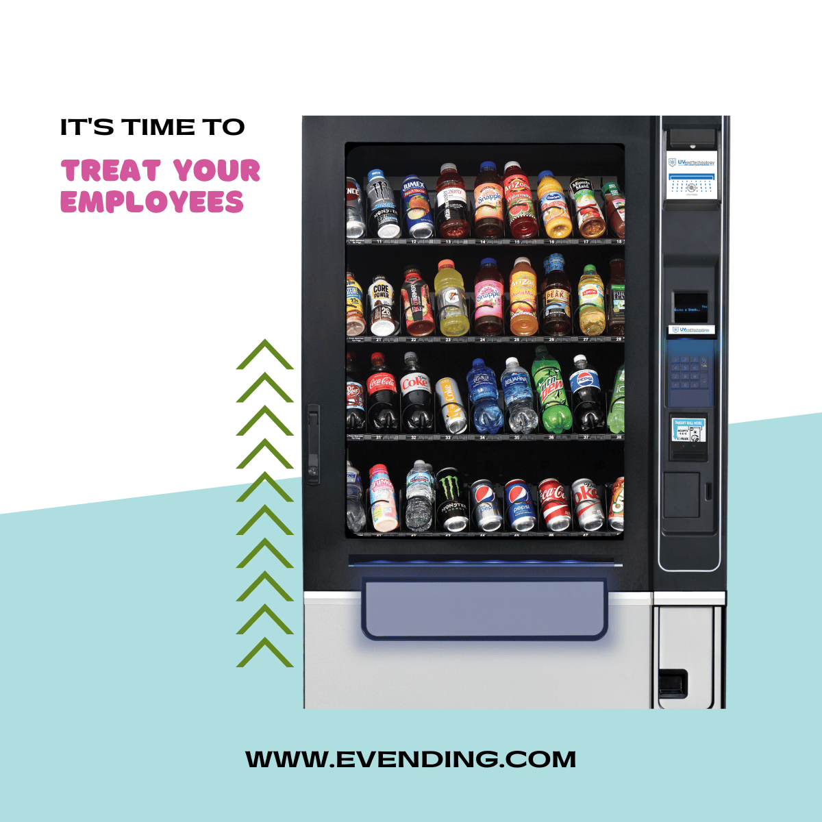 TREAT YOUR EMPLOYEES TO COMBO VENDING MACHINES