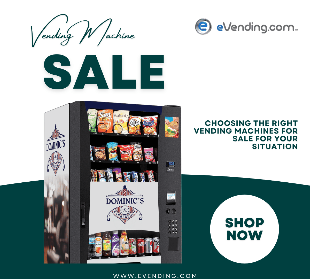 WE OFFER VENDING MACHINE SALES AT ALL PRICES