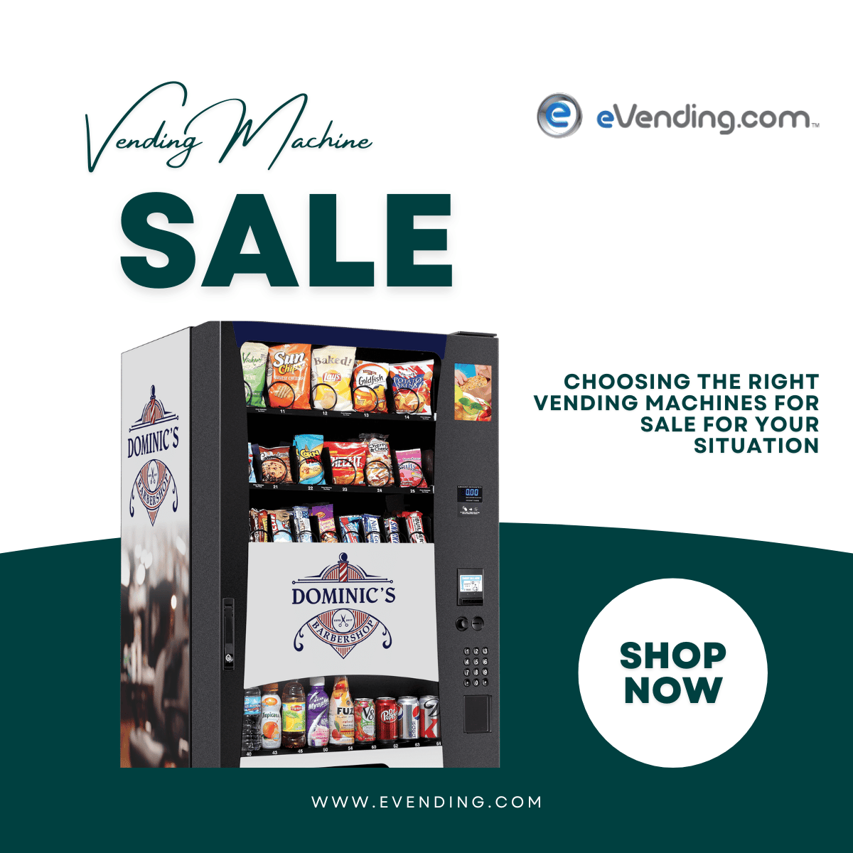 WE OFFER VENDING MACHINE SALES AT ALL PRICES