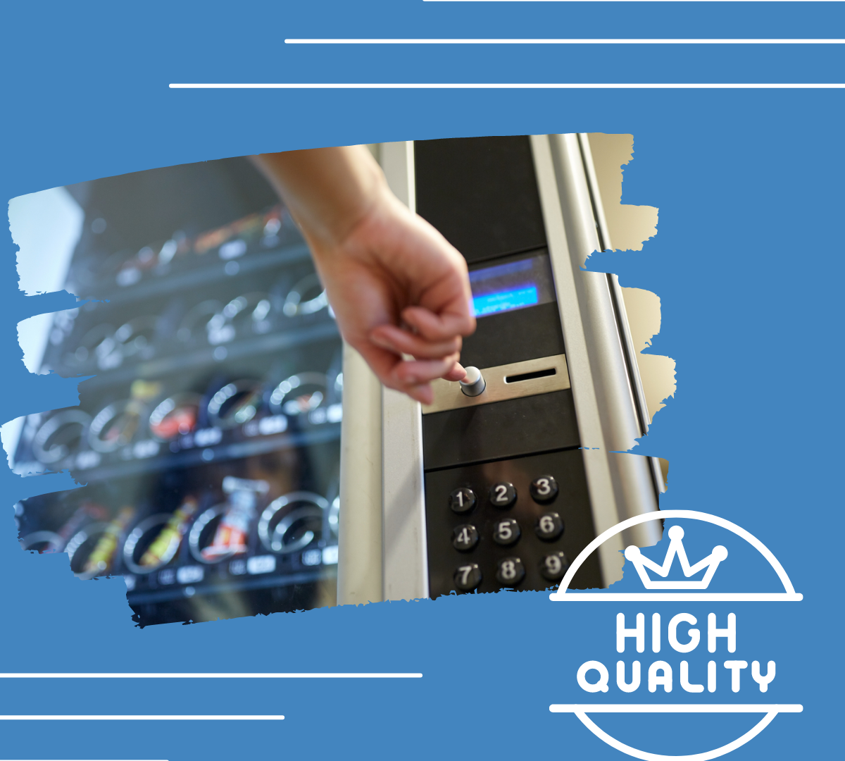 HIGH QUALITY, SIMPLE TO USE VENDING MACHINES