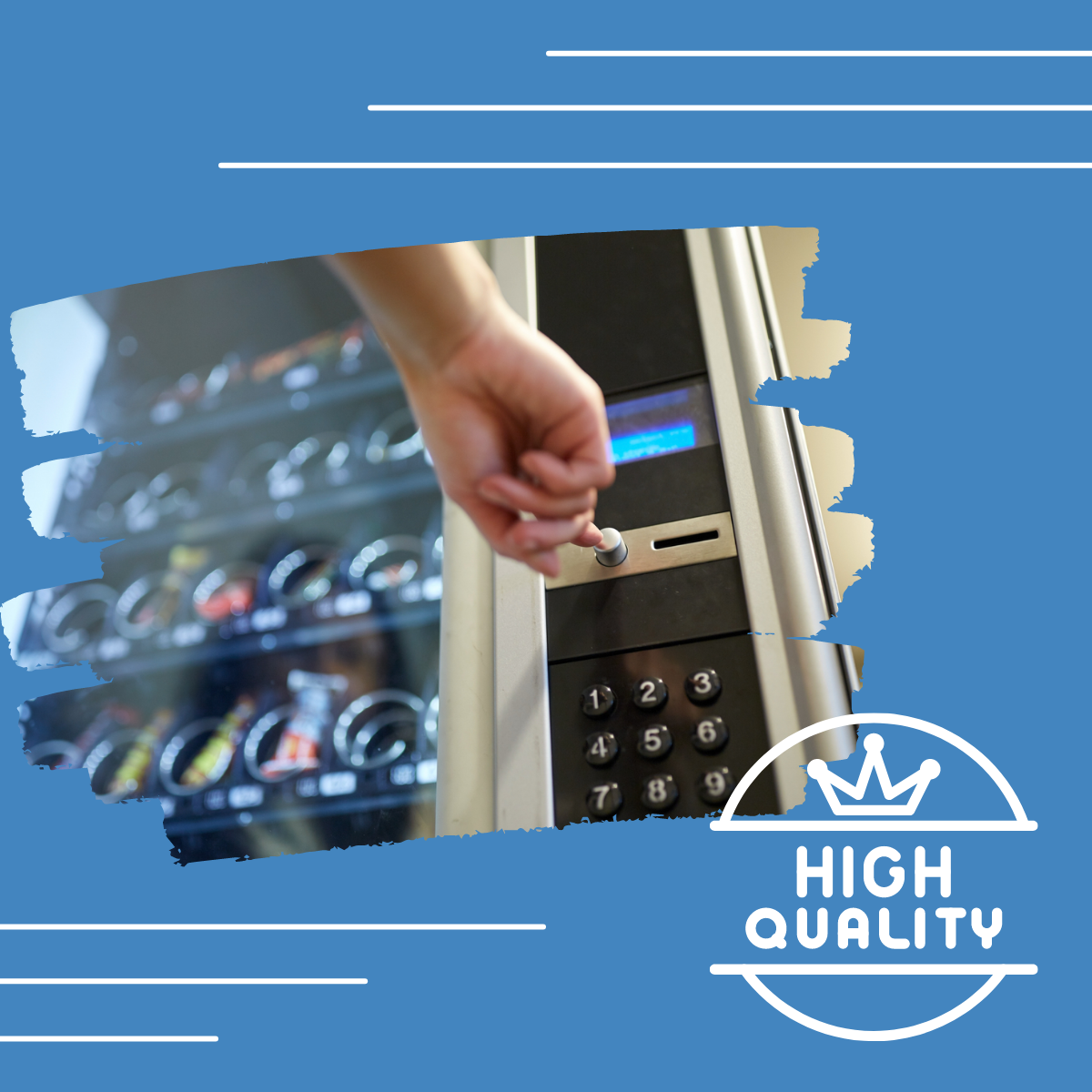 HIGH QUALITY, SIMPLE TO USE VENDING MACHINES
