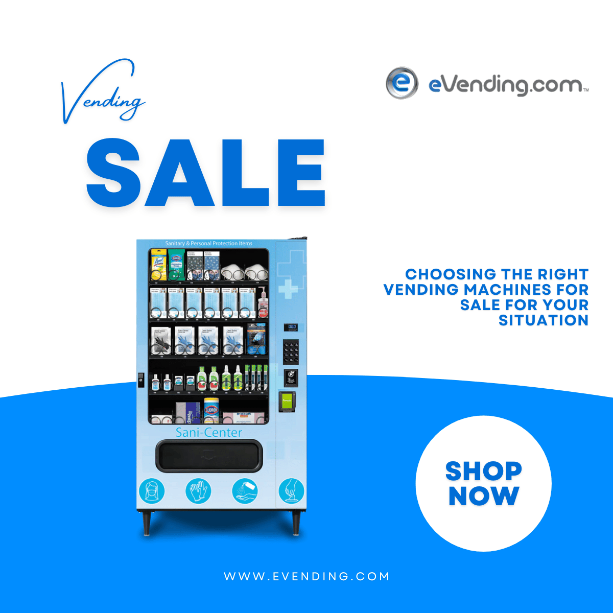 CHOOSING THE RIGHT VENDING MACHINES FOR SALE FOR YOUR SITUATION