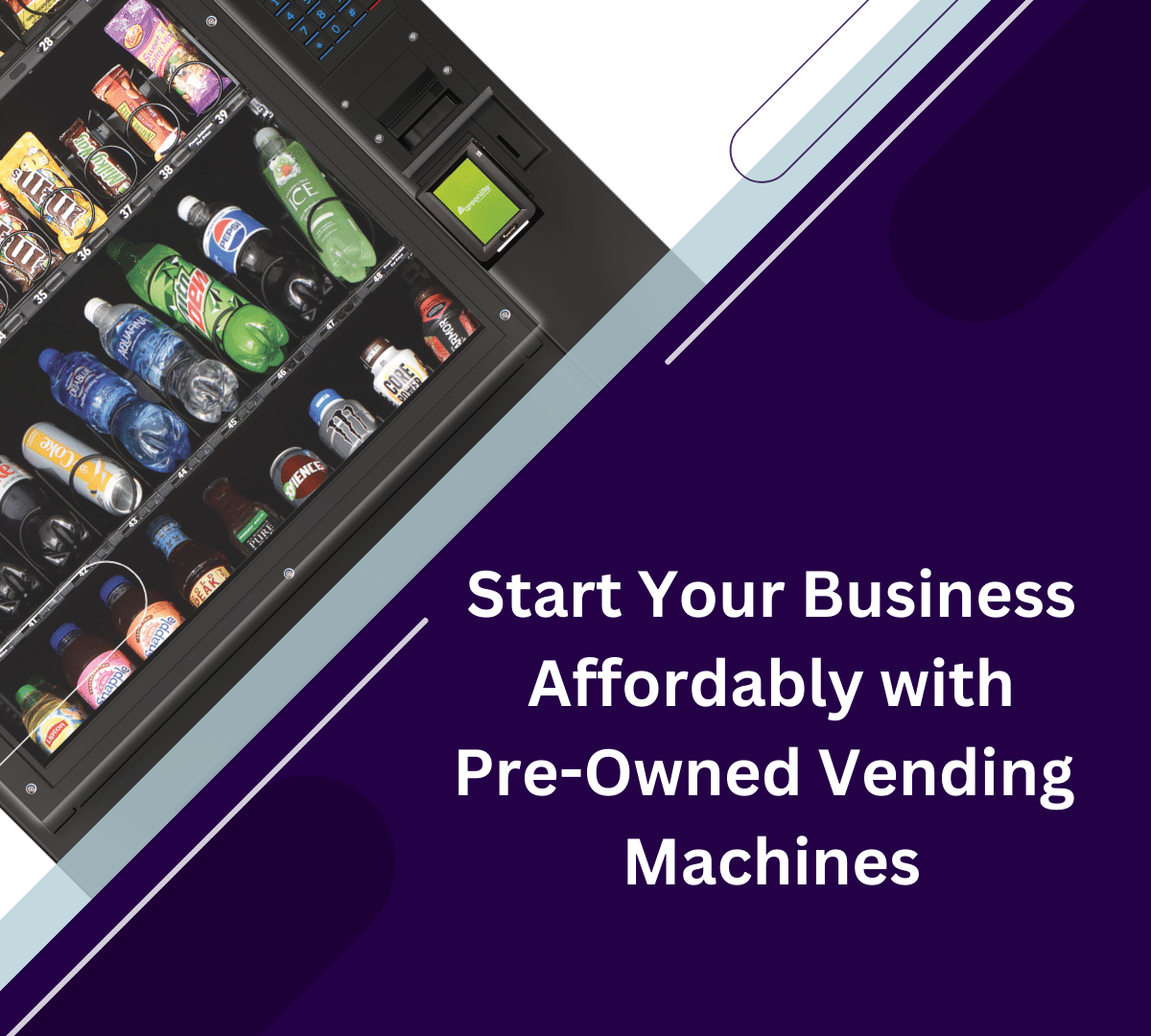 SAVE MONEY STARTING YOUR OWN BUSINESS WITH USED VENDING MACHINES
