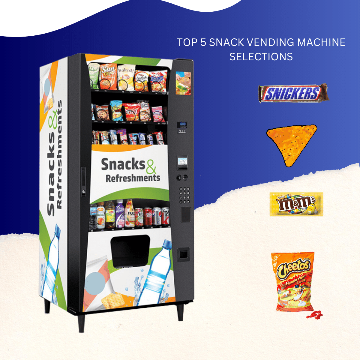 TOP 5 SNACK VENDING MACHINE SELECTIONS