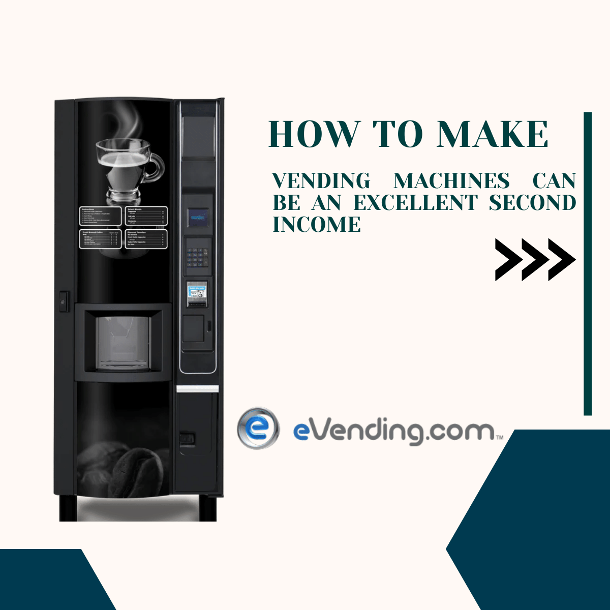 SNACK VENDING MACHINES CAN BE AN EXCELLENT SECOND INCOME