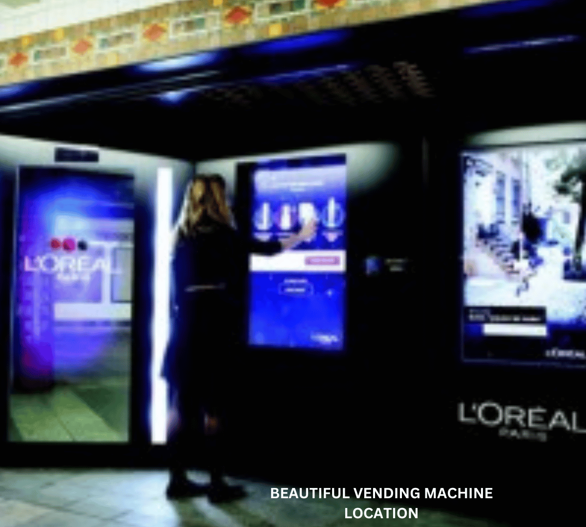 BEAUTIFUL VENDING MACHINE LOCATION