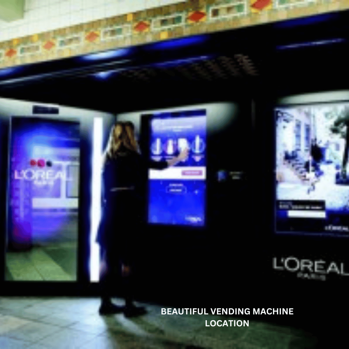 BEAUTIFUL VENDING MACHINE LOCATION