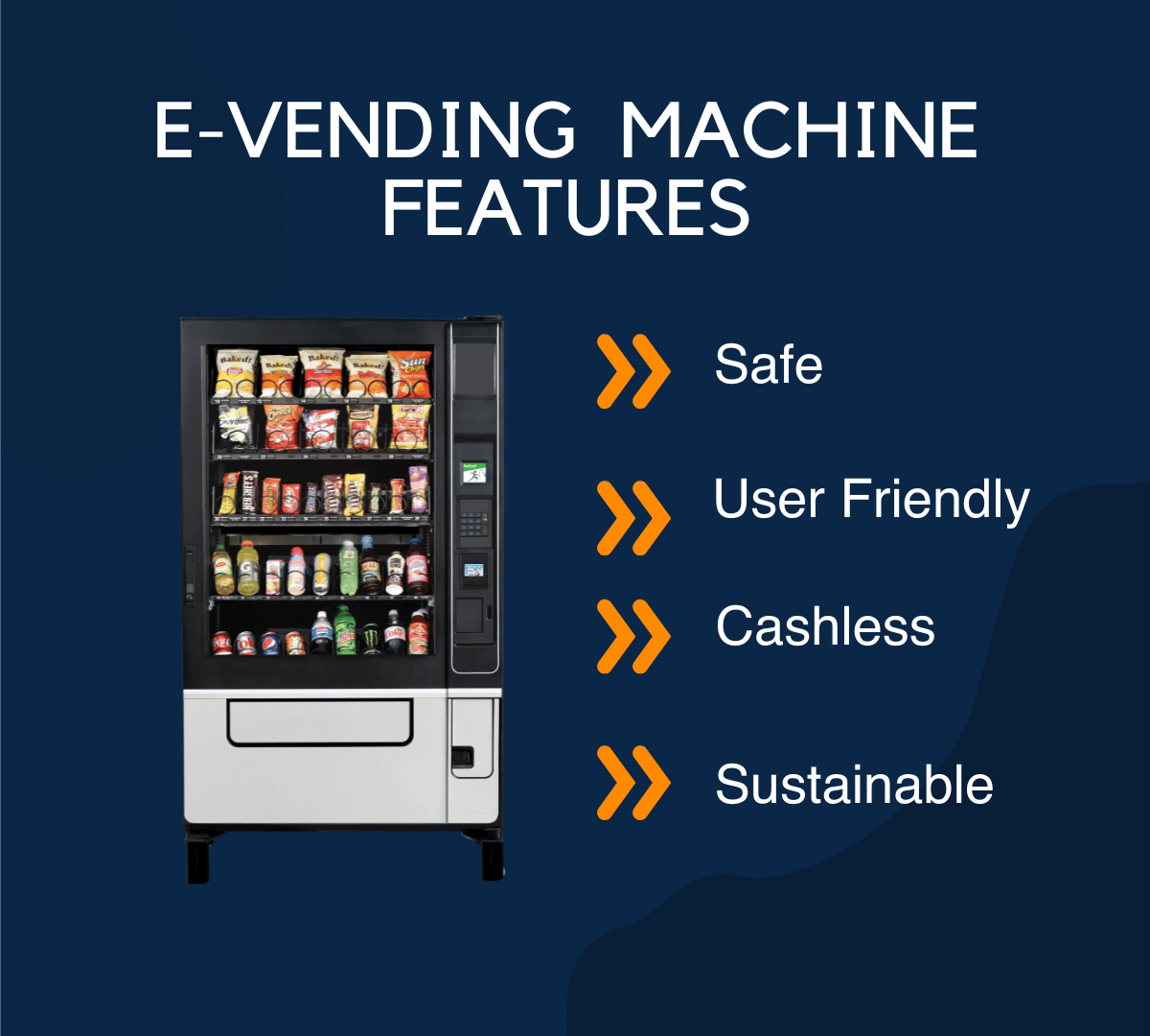 EVENDING VENDING MACHINE FEATURES