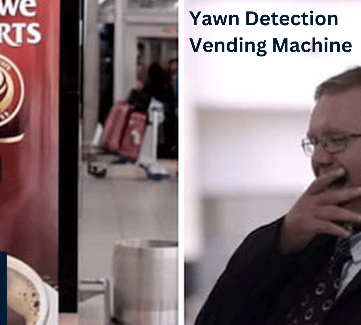 A COFFEE VENDING MACHINE THAT KNOWS WHEN YOU YAWN?