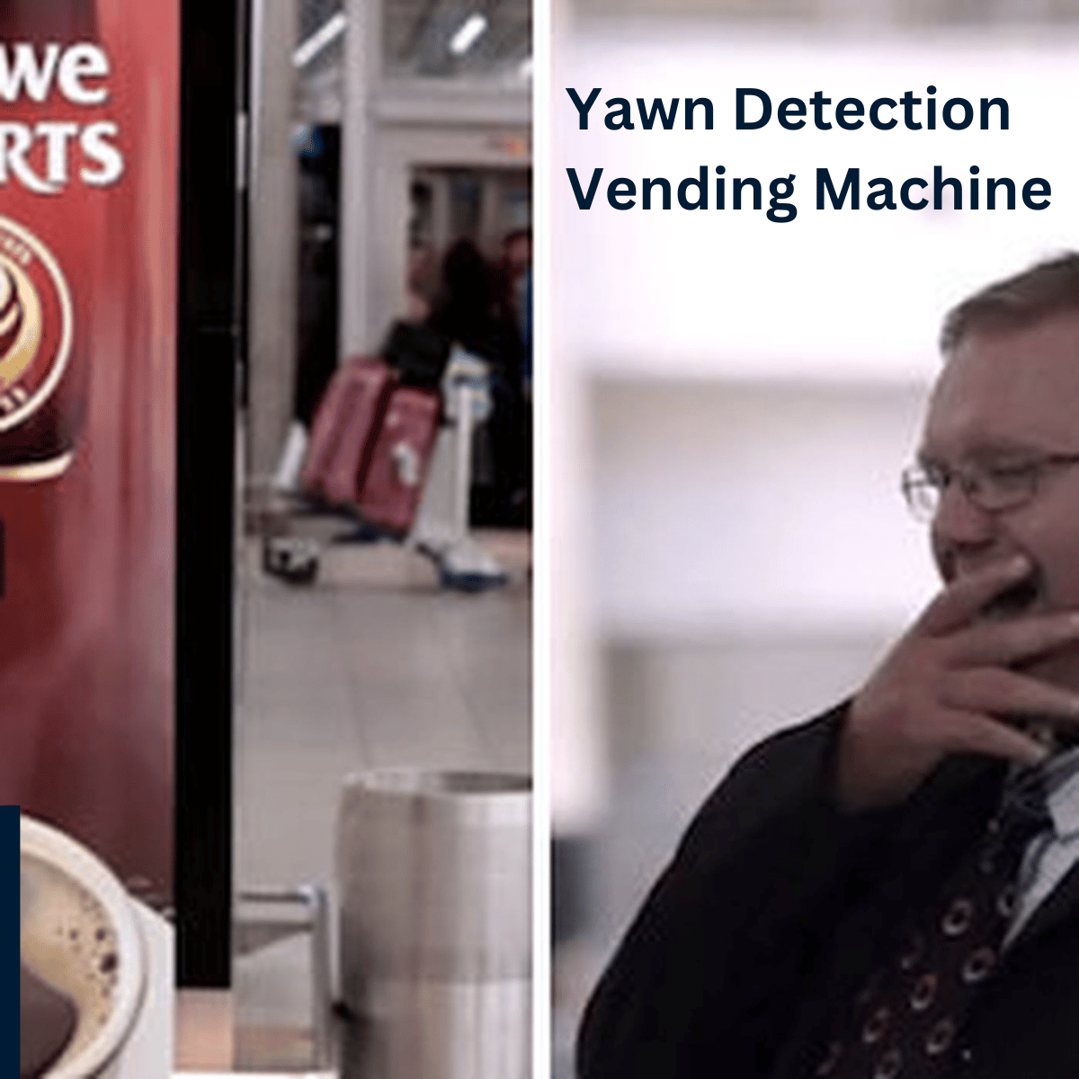 A COFFEE VENDING MACHINE THAT KNOWS WHEN YOU YAWN?