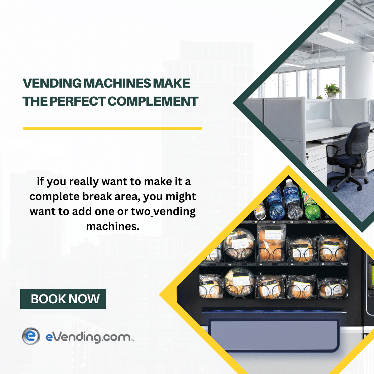 ARE YOU INTERESTED IN BUYING SNACK VENDING MACHINES FOR YOUR FACTORY BREAK ROOMS?