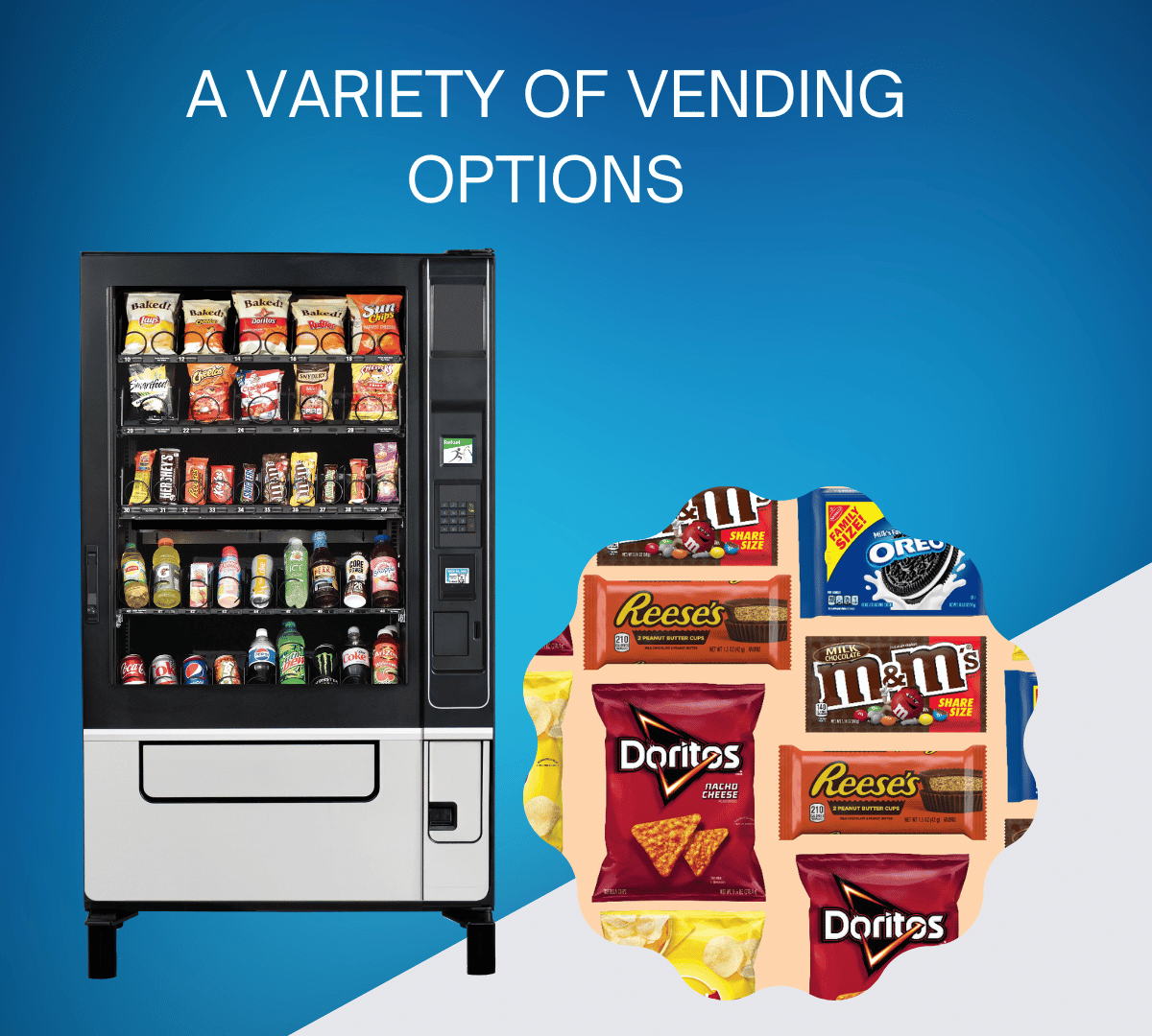 A VARIETY OF VENDING OPTIONS