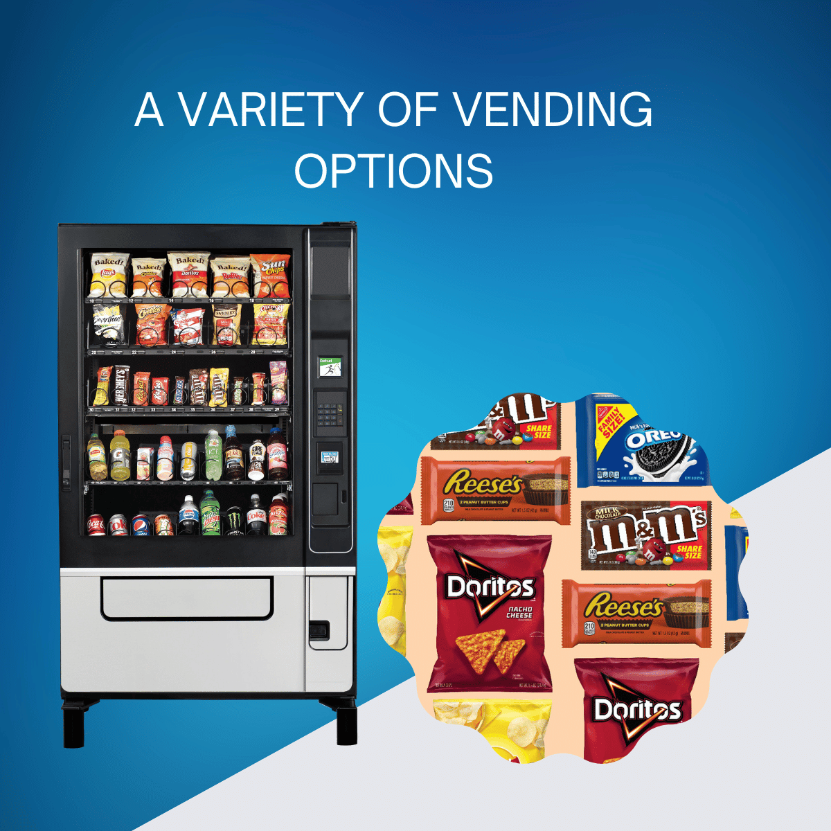 A VARIETY OF VENDING OPTIONS