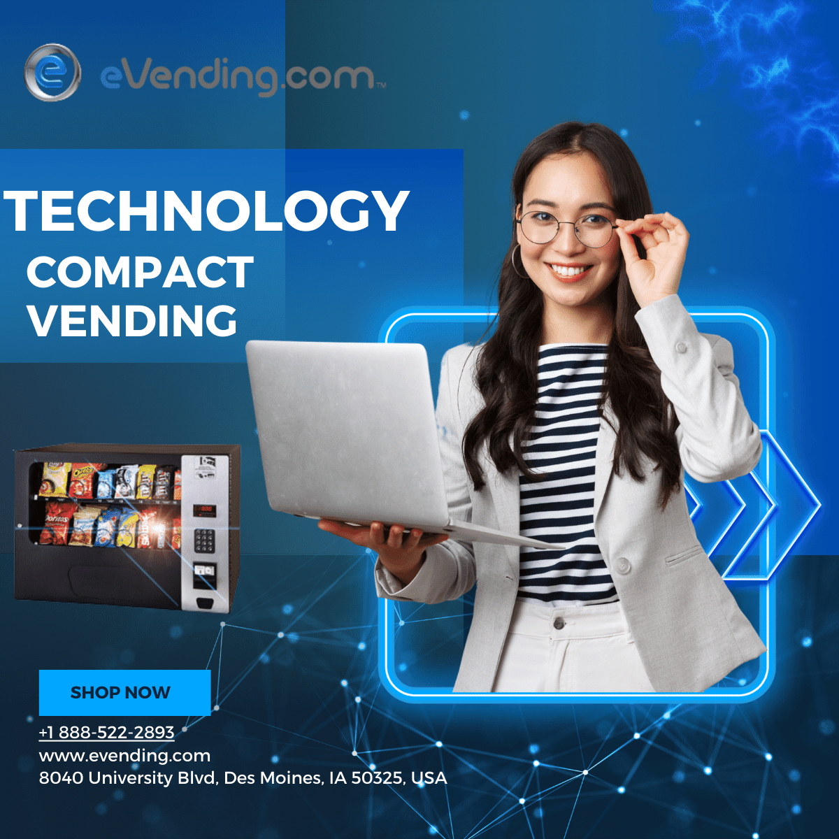 A COMPACT TABLE TOP VENDING MACHINE