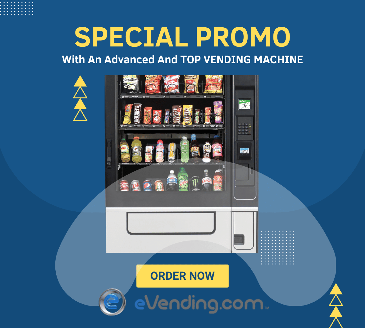 A TABLE TOP VENDING MACHINE IS PERFECT FOR YOUR BREAK ROOM