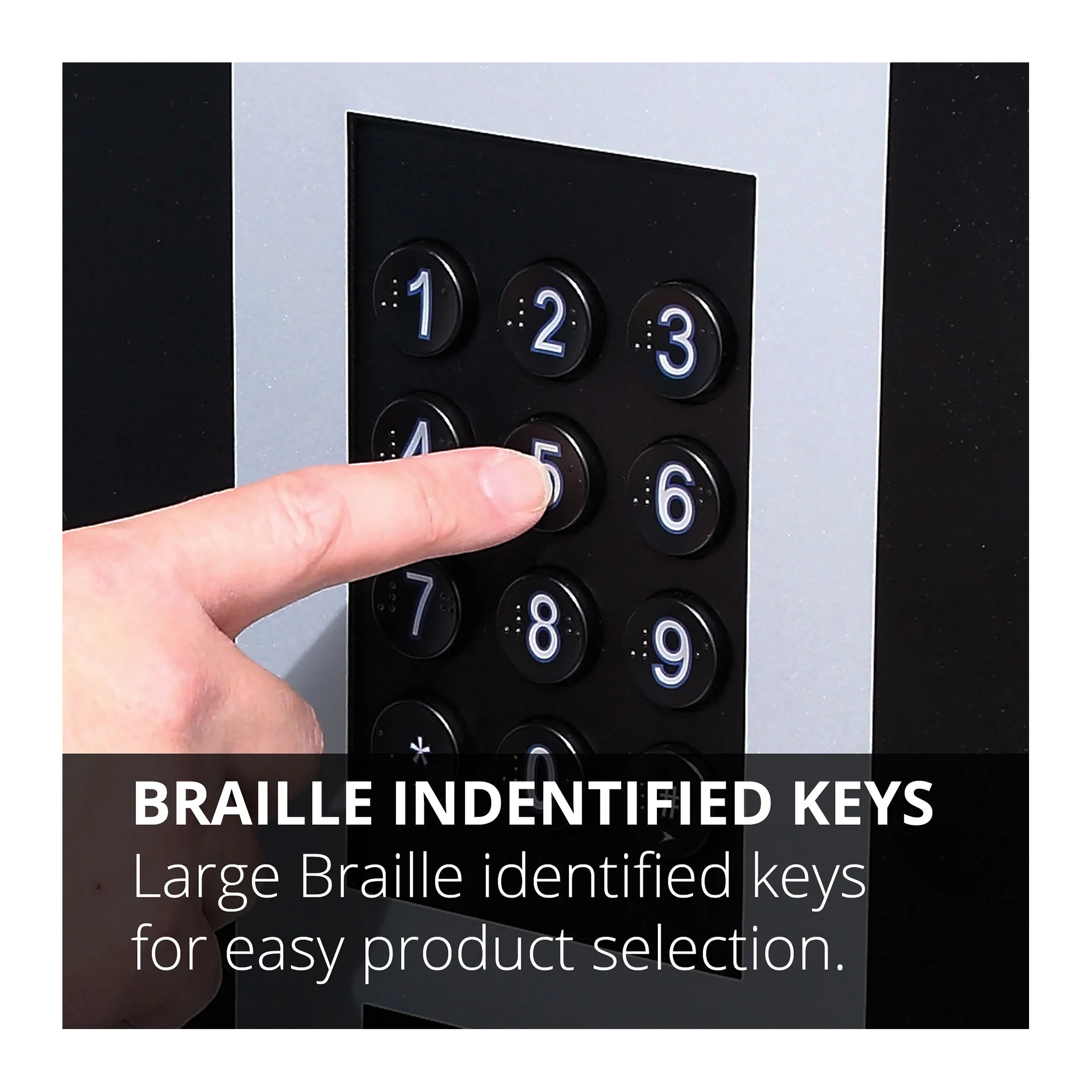 braille indentified keys
