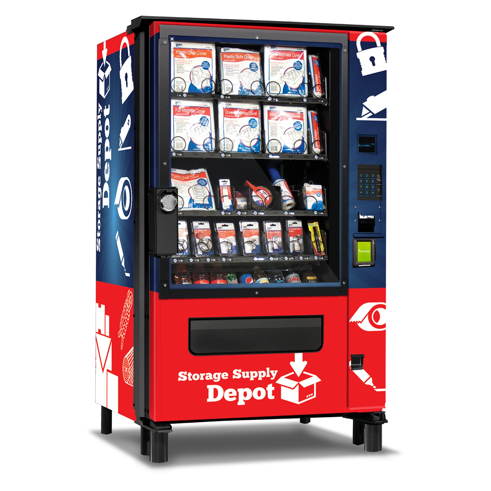 Self Storage Supply Vending Machine