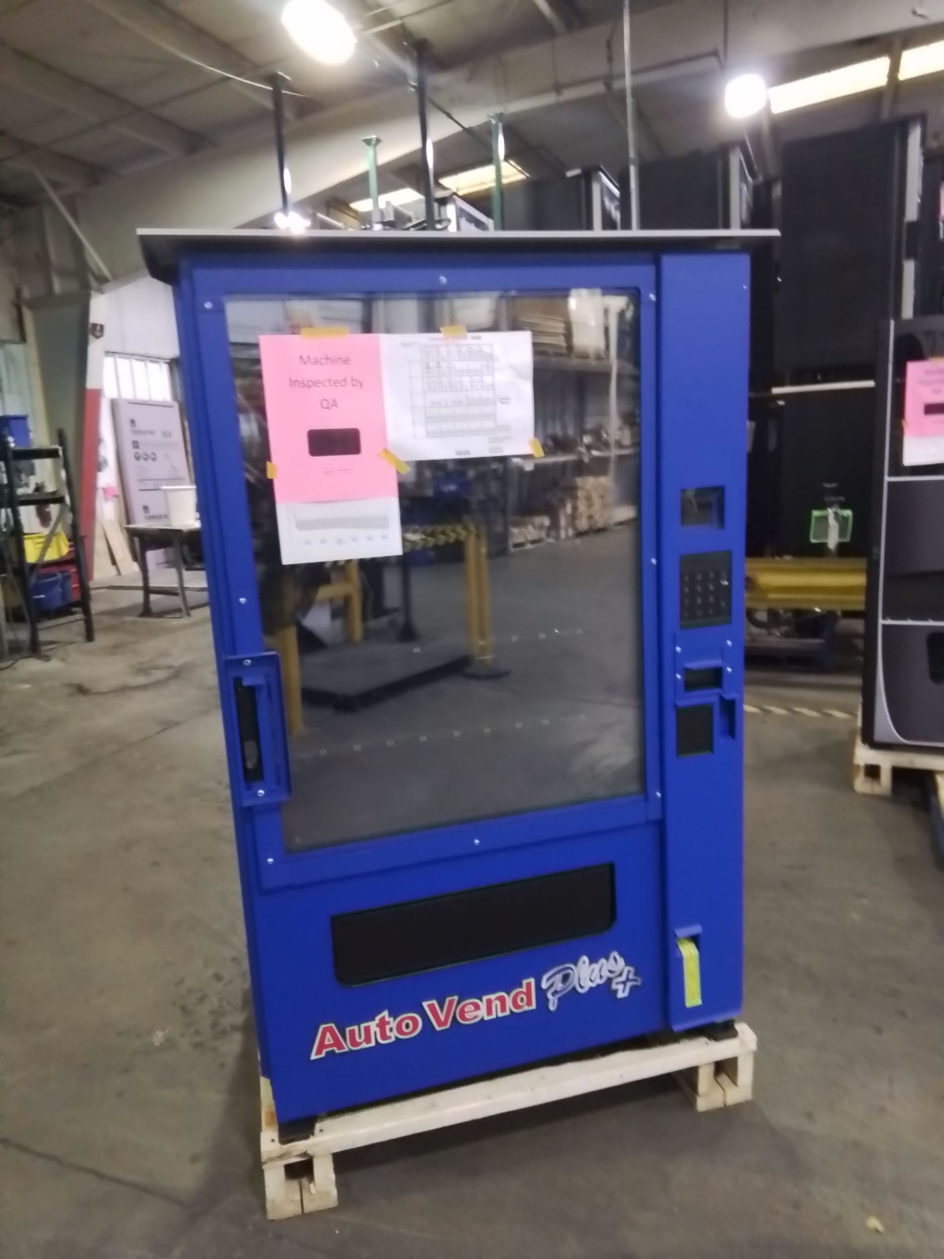 USI High Security Outdoor Car Wash Vending Machine-Used
