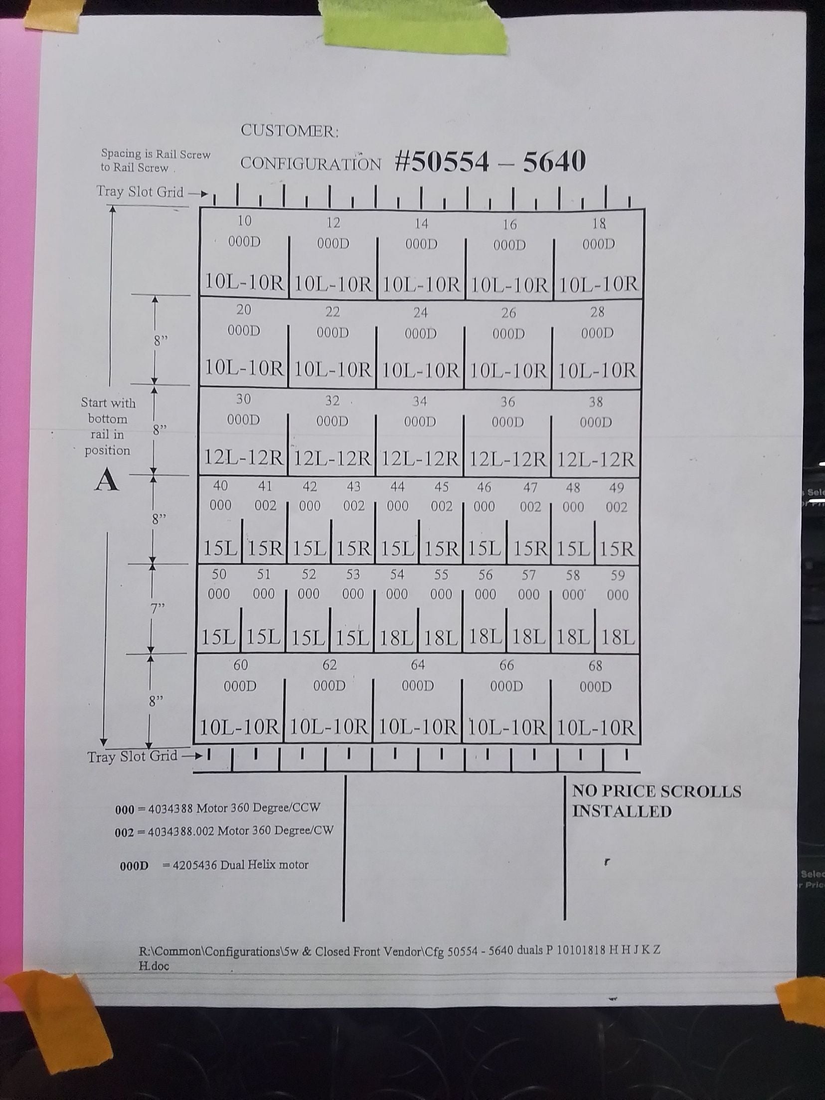 USI 40-Selection Snack & Candy Vending Machine - Used