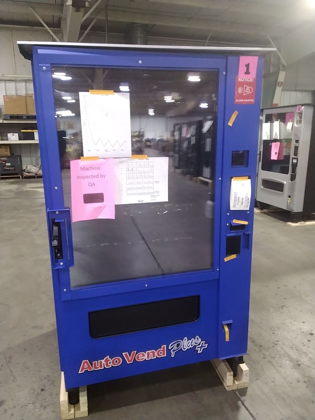 USI High Security Outdoor Car Wash Vending Machine-Used